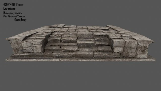 stairs 3D Model .c4d .max .obj .3ds .fbx .stl .blend 