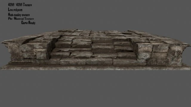 stairs 3D Model .c4d .max .obj .3ds .fbx .stl .blend