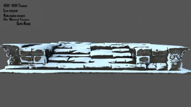 stairs 3D Model .c4d .max .obj .3ds .fbx .stl .blend