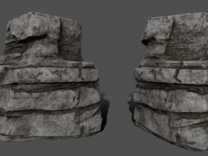 ruin set 3D Модель