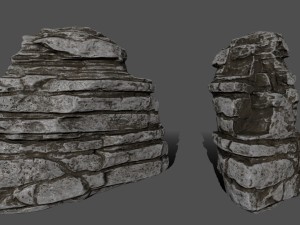 ruin set 3D Модель