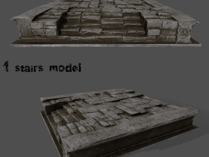 ruin set 3D Модель