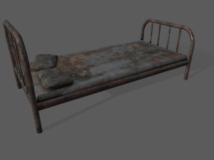 old bed 3D Model