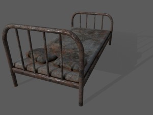 old bed 3D Model