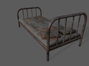 old bed 3D Model