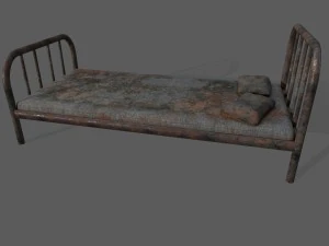 old bed 3D Model