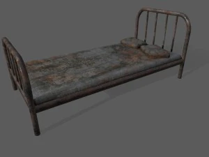 old bed 3D Model
