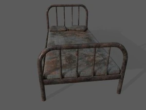old bed 3D Model