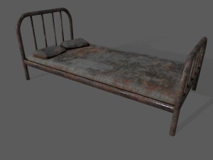 old bed 3D Model