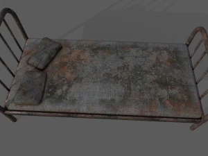 old bed 3D Model