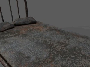 old bed 3D Model