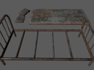 old bed 3D Model