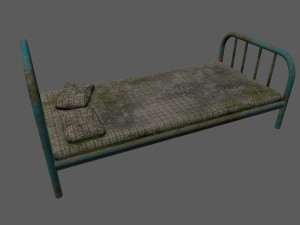 bed 3D Model