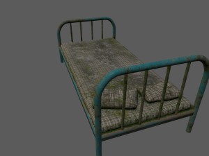 bed 3D Model