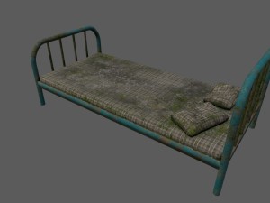 bed 3D Model