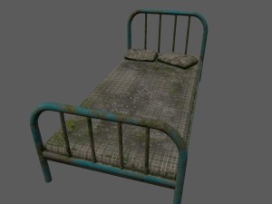 bed 3D Model