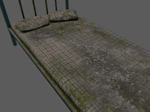 bed 3D Model