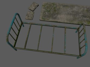 bed 3D Model