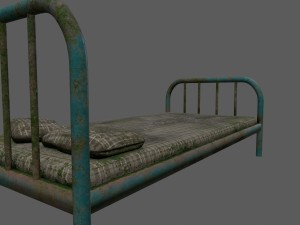 bed 3D Model