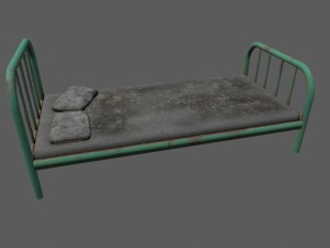 oldbed Modello 3D