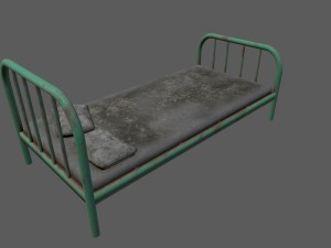 oldbed Modello 3D
