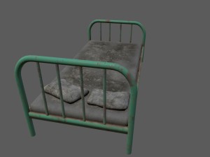 oldbed Modello 3D
