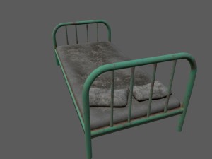 oldbed Modello 3D