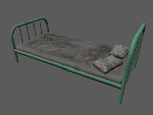 oldbed Modello 3D