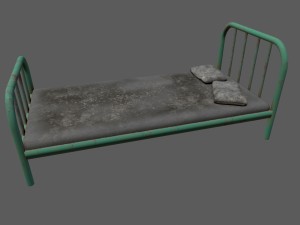 oldbed Modello 3D