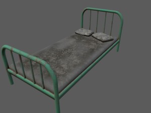 oldbed Modello 3D
