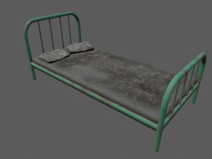 oldbed Modello 3D