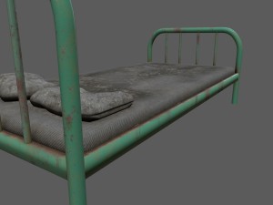 oldbed Modello 3D