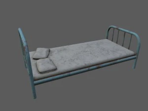 cama velha Modelo 3D