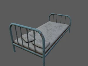 cama velha Modelo 3D