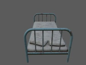 cama velha Modelo 3D