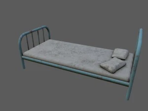 cama velha Modelo 3D