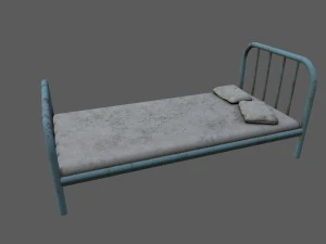cama velha Modelo 3D