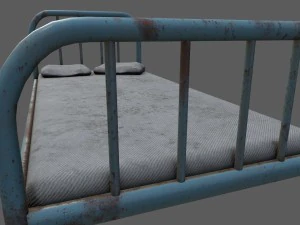 cama velha Modelo 3D