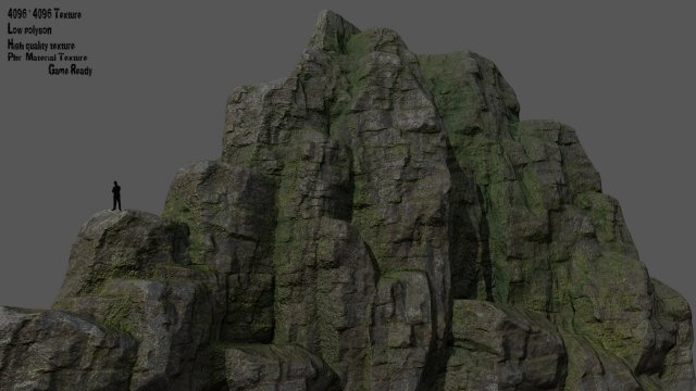 mountain 3D मॉडल .c4d .max .obj .3ds .fbx .stl .blend 