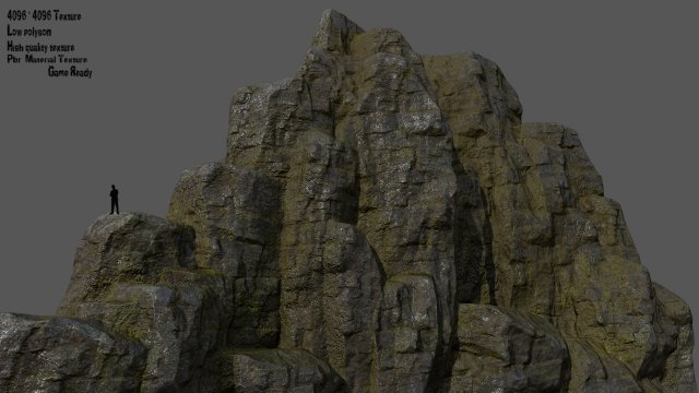 mountain 3D मॉडल .c4d .max .obj .3ds .fbx .stl .blend 