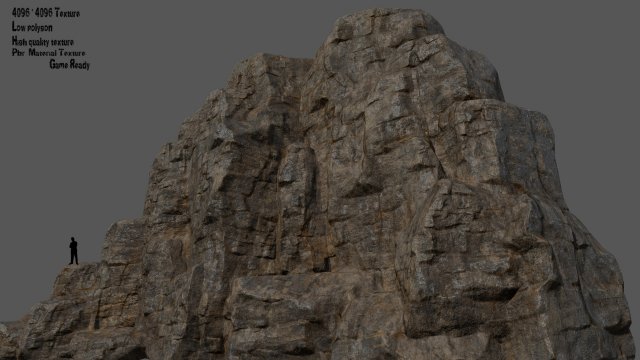 mountain Modello 3D .c4d .max .obj .3ds .fbx .stl .blend 