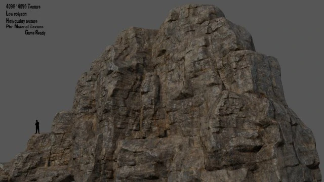 mountain 3D Model .c4d .max .obj .3ds .fbx .stl .blend