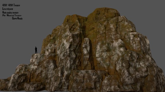 mountain 3D 模型 .c4d .max .obj .3ds .fbx .stl .blend 
