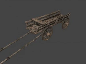 woodencart 3D Model