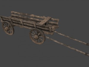 woodencart 3D Model