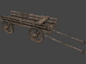 woodencart 3D Model