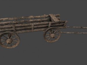 woodencart 3D Model