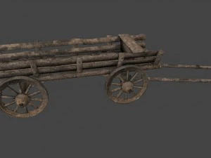 woodencart 3D Model