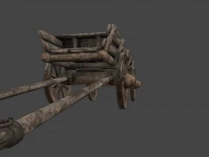 woodencart 3D Model