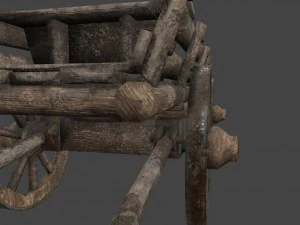 woodencart 3D Model